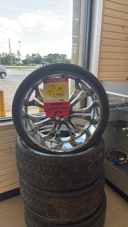 26” rims and tires
