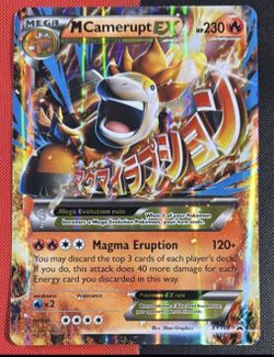 Jumbo Cards #XY198  M Camerupt EX