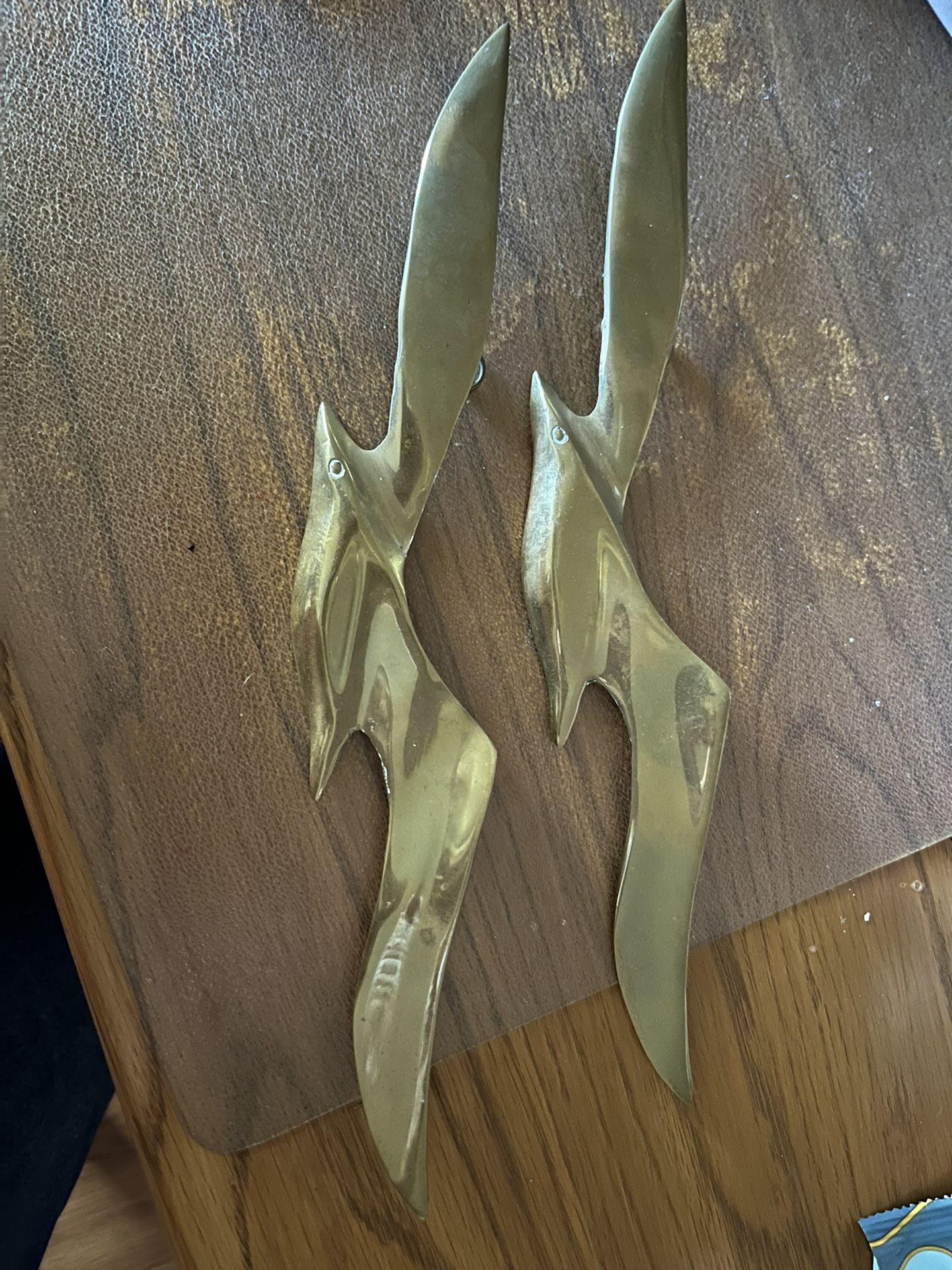 Brass Seagulls 11”