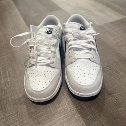 Nike dunk low white midnight navy
