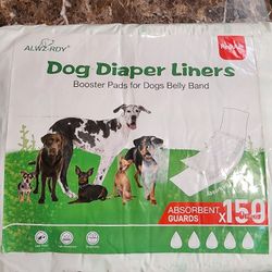 Dog diaper liners. 