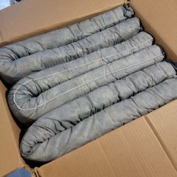 Absorbent Socks for Leaks and Spills - 3"x4' (12 Pack)