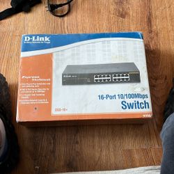 D-Link 16 Port 10/100 Mbps Switch