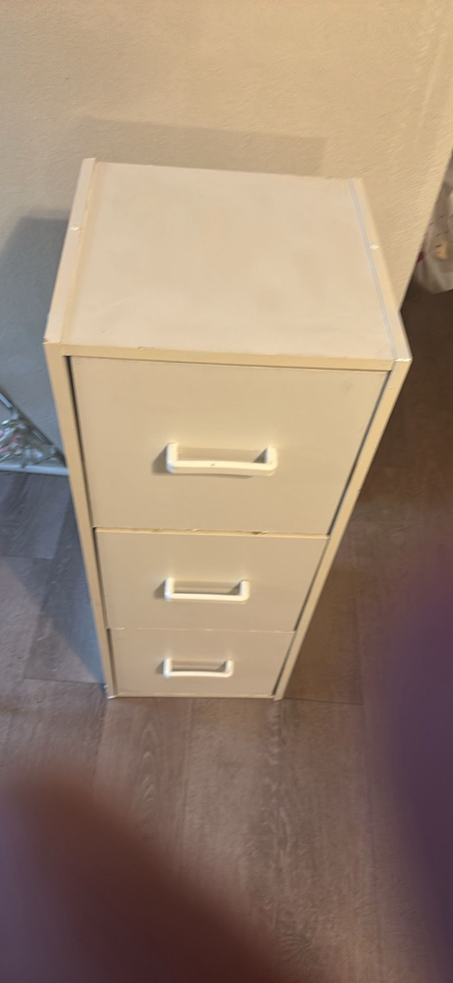 Organizer Three Drawers Wood Like New Dimensions 32” X13”