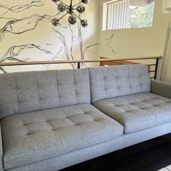 Crate&Barrel Petrie Midcentury Sofa