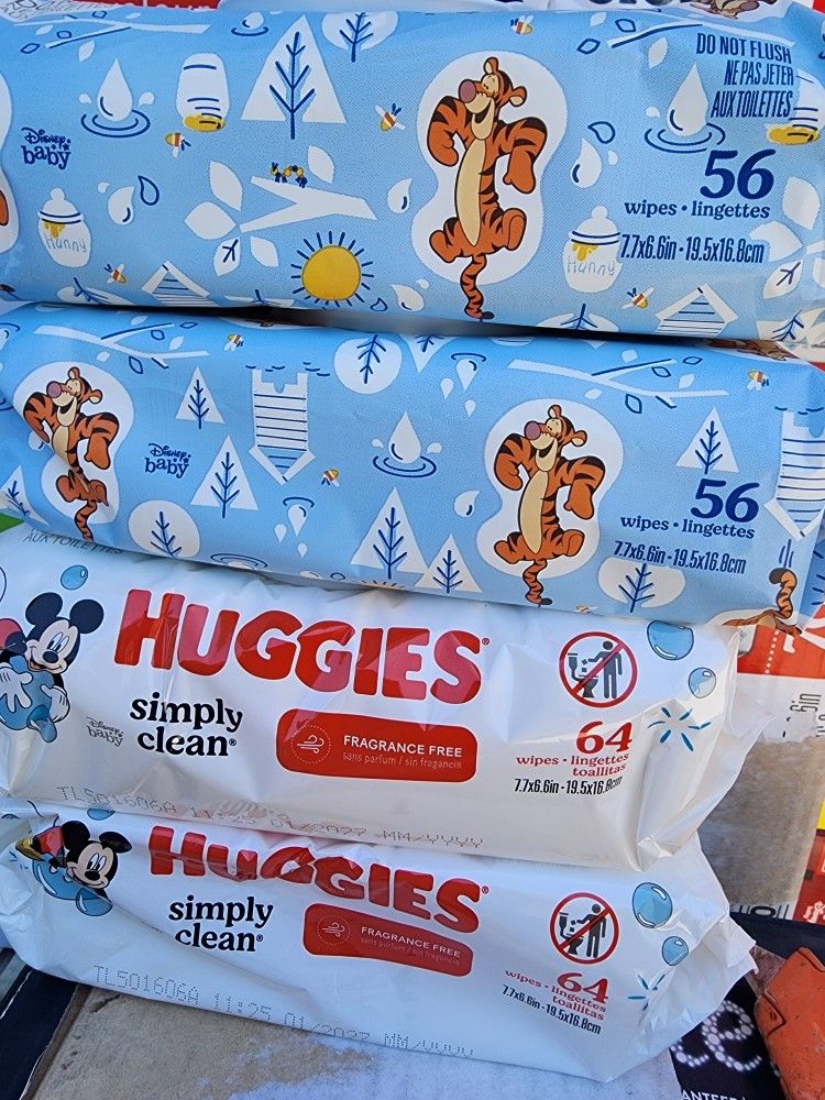 Huggies Baby Wipes 5 Packs $10