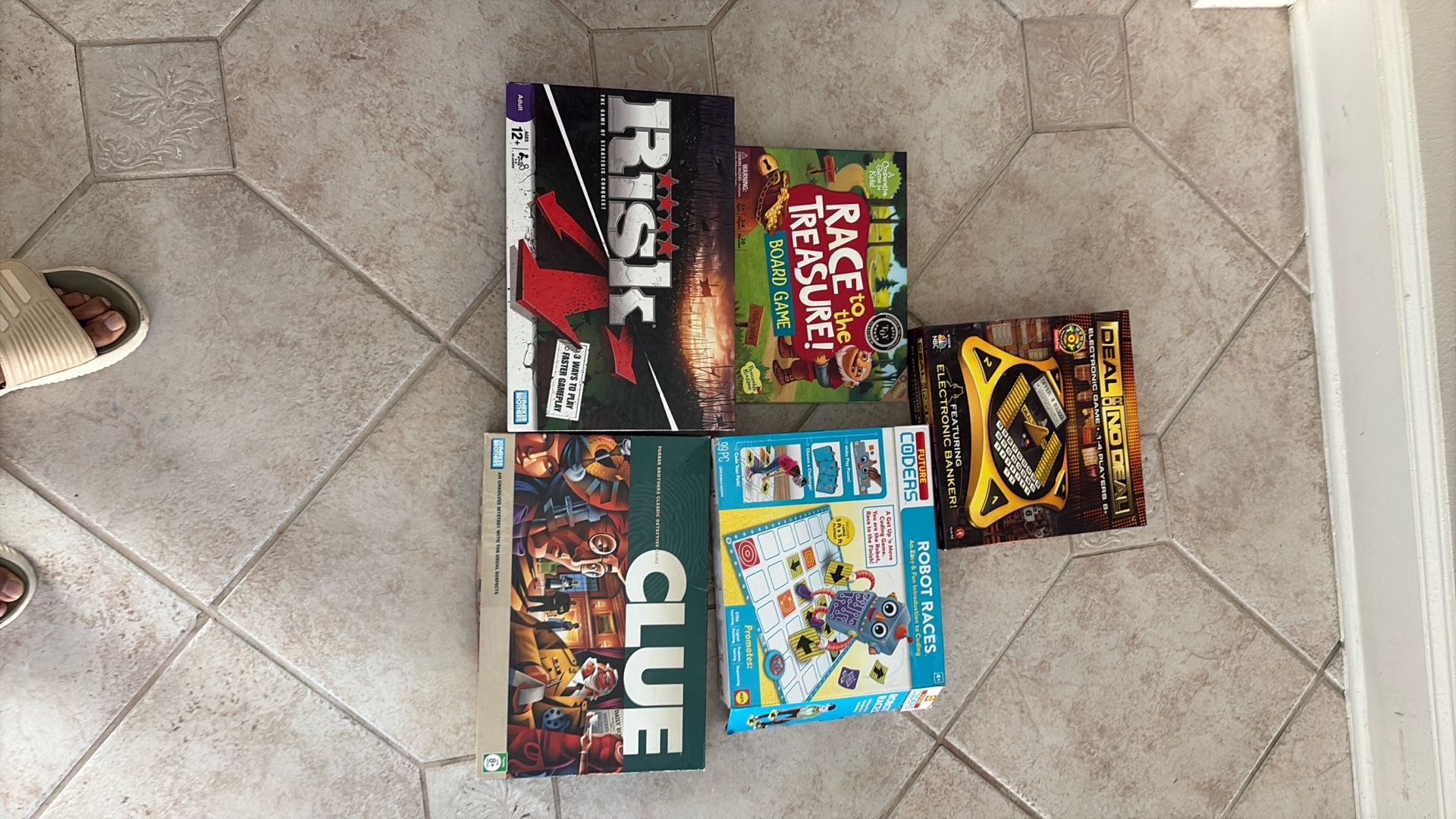 5 Board Games $10