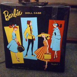 1961 Barbie Doll With Case And Clothing And Accessories 