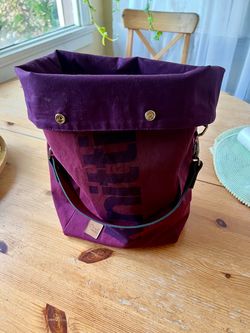 Pink Hazel Roll and Stroll Knitting Bag