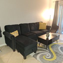Velvet Sectional