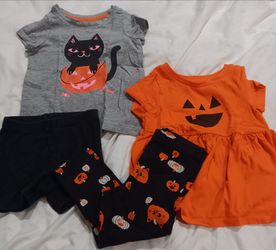 Baby girl Halloween Bundle Size 2t
