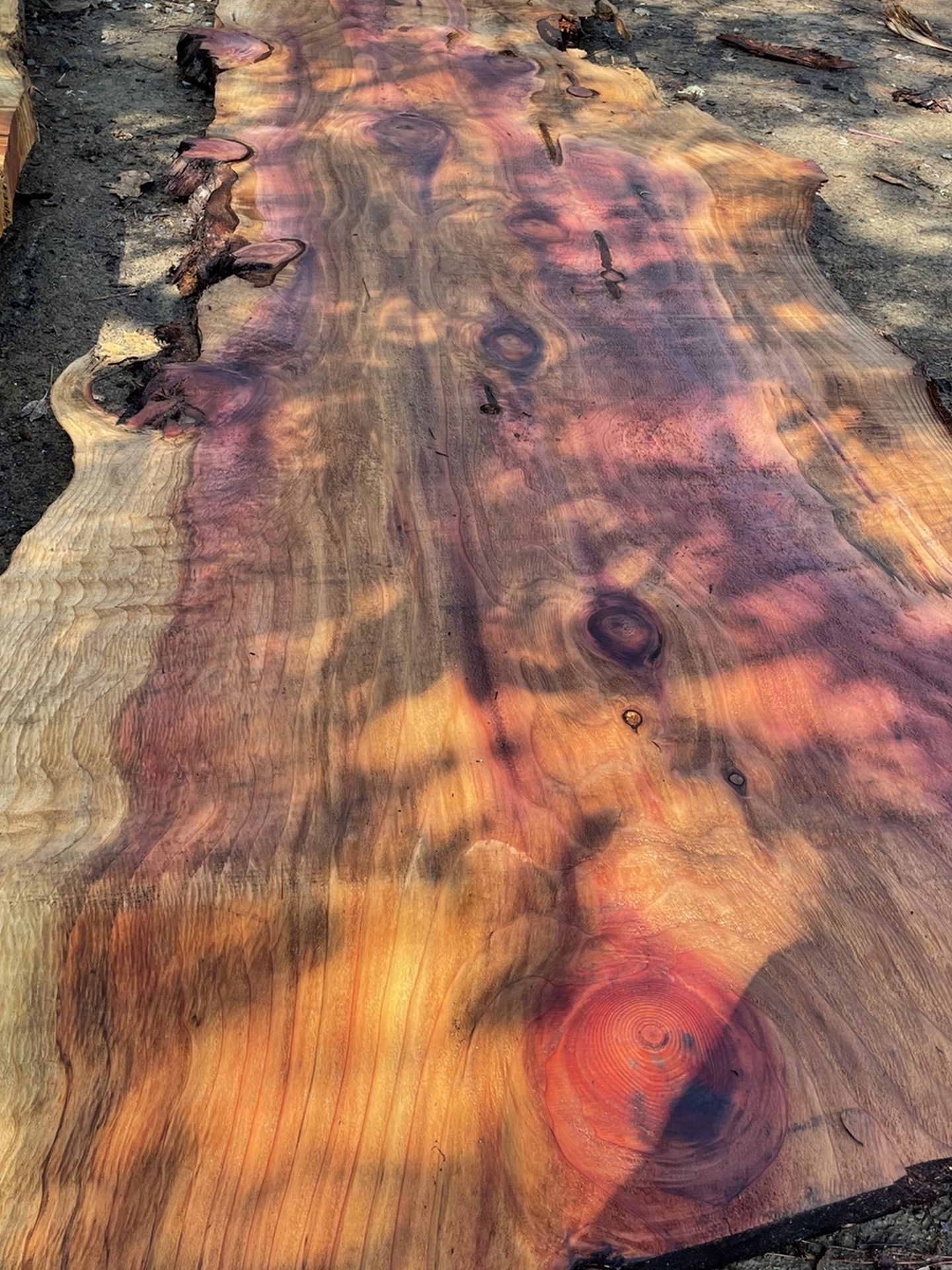 Massive Redwood Live Edge Slab!!