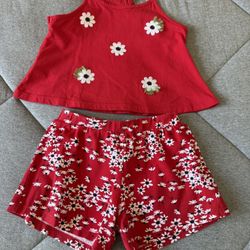 Girls Short & Tee - Size 6