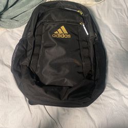 Adidas Gold And Black Backpack