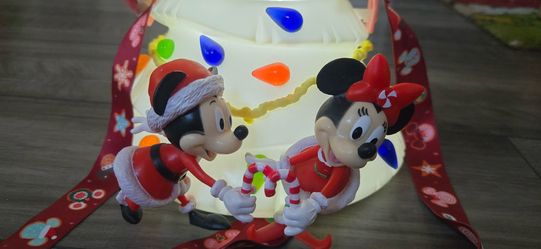 Disney Christmas Light-Up Mickey & Minnie Popcorn Bucket