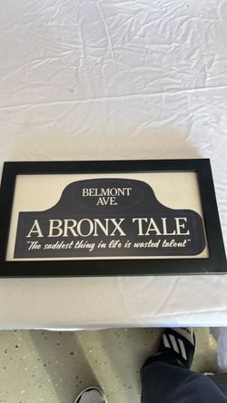 A Bronx Tale sign