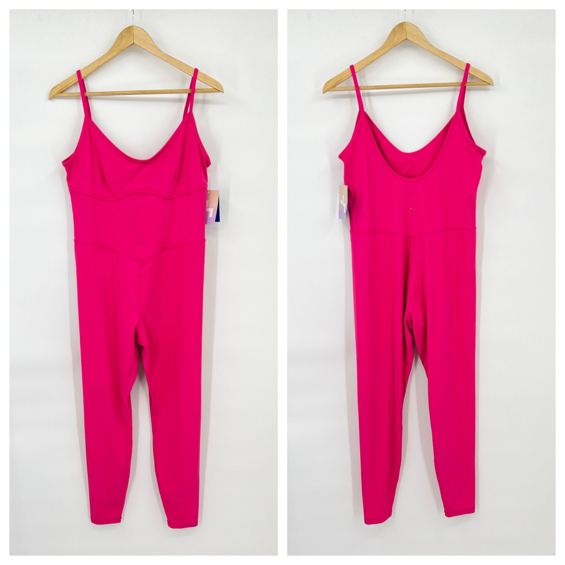 NEW With Tags $40 JoyLab Pink Bodysuit Women's Large