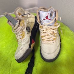 jordan retro 5 off white