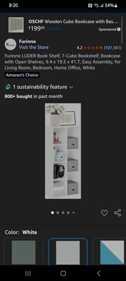 Cube storage organizer