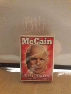 Collectible John McCain Playing Cards
