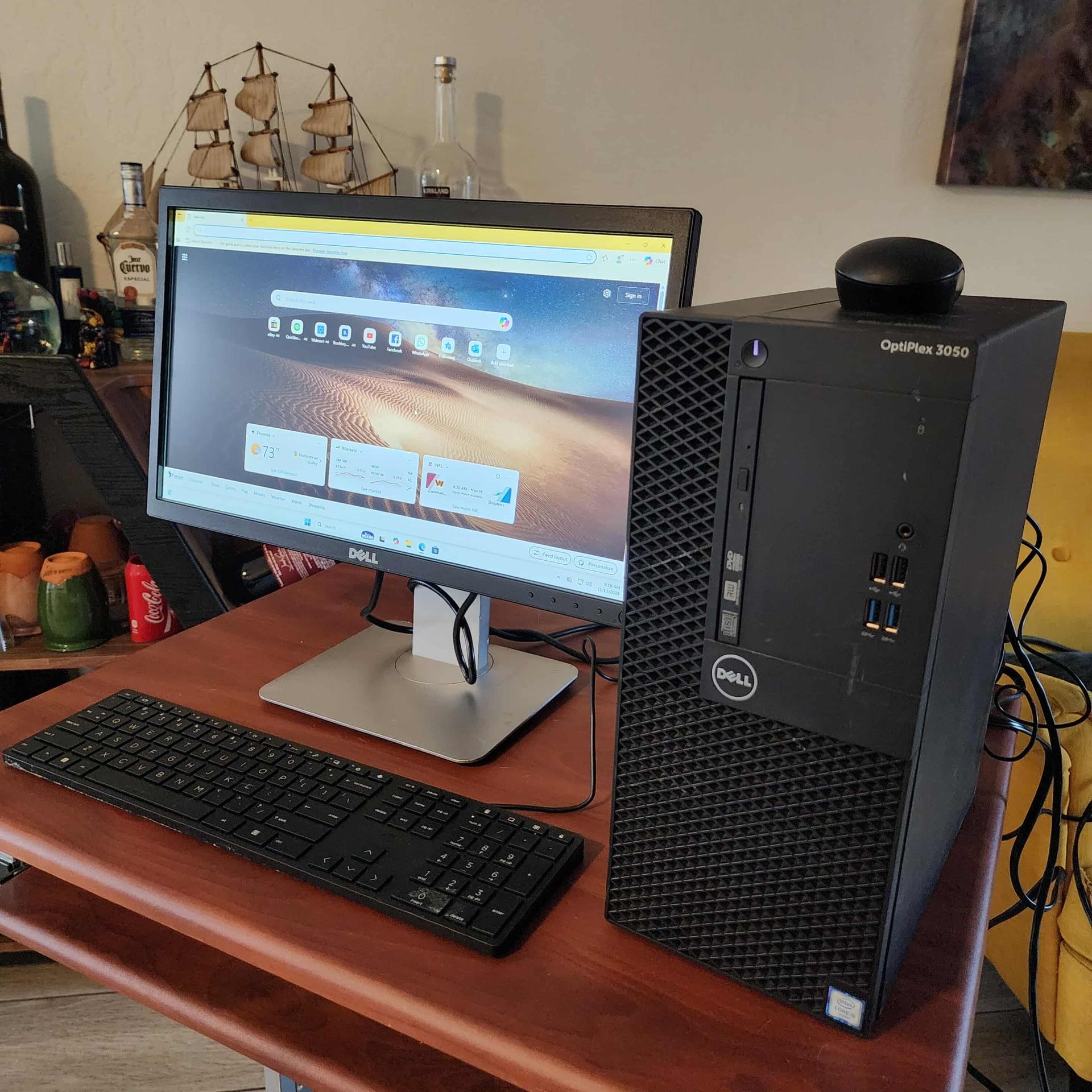 Dell OptiPlex 3050 MT PC i5-6500 3.20GHz 16GB RAM 240 GB SSD Windows 11Pro. Microsoft office installed. Nothing wrong. Monitor, keyboard and mouse