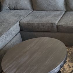 Dark Wood 30 Inch Coffee Table