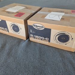 Klipsch In Wall Speakers - Brand New PAIR