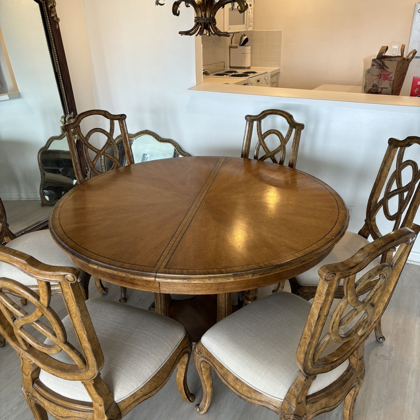 54” Stanley Dining Table And Chairs