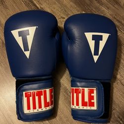 New Blue Title Gloves 
