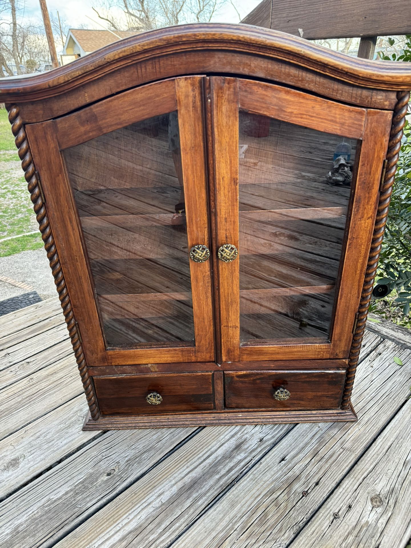 Antique Display Cabinet 