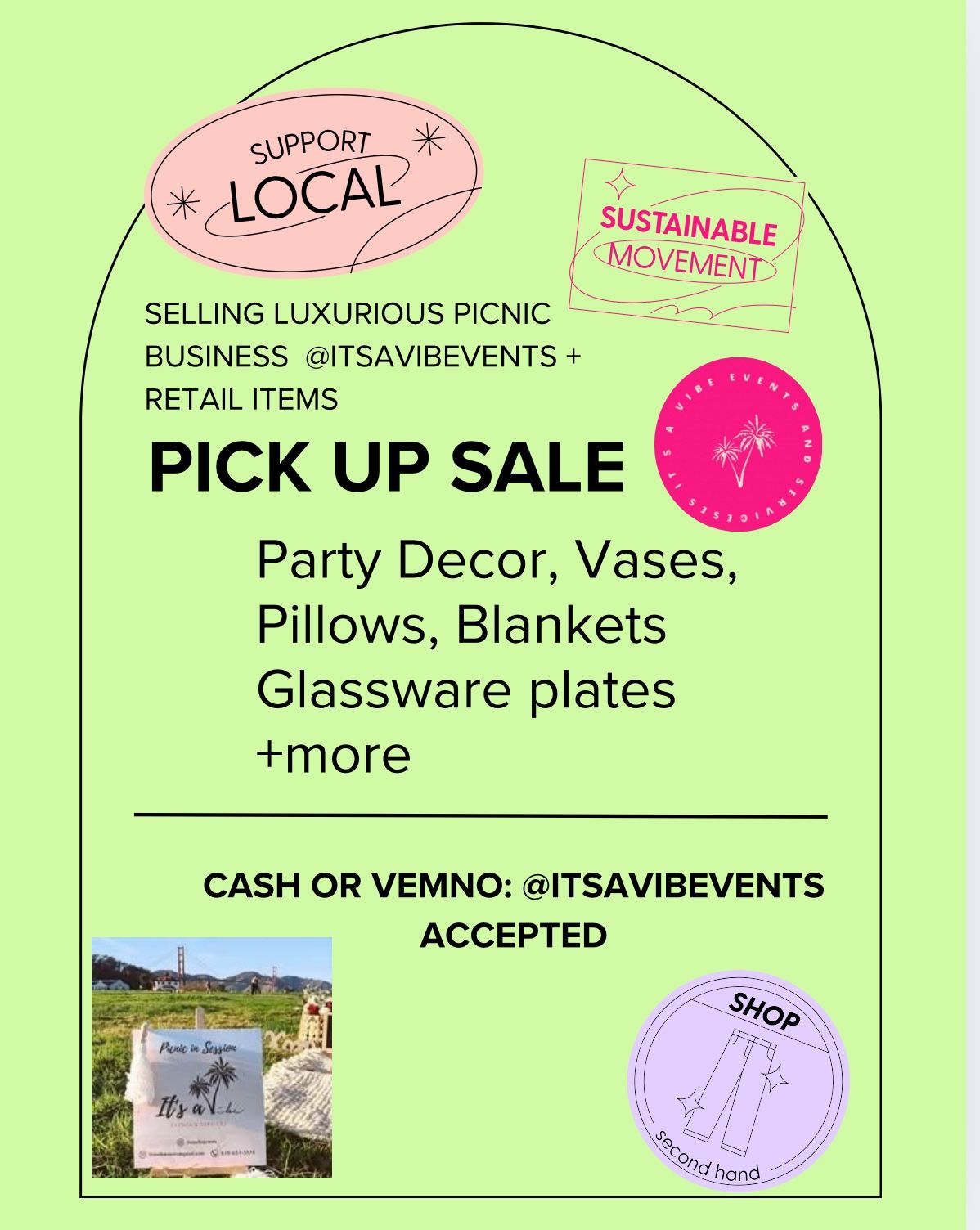 It’s A Vibe Events Business Sale