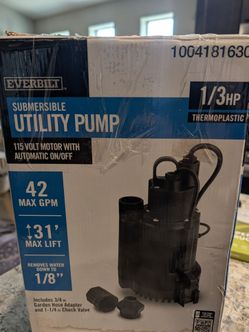 Everbuilt submersible utility pump