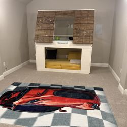 Twin Over Twin Bunk Bed 