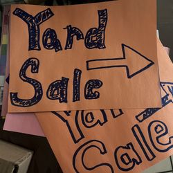 Yard Sale Clothes, Home Items And Miscellaneous 