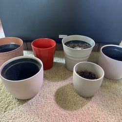 Assorted Flower And Plant Pots