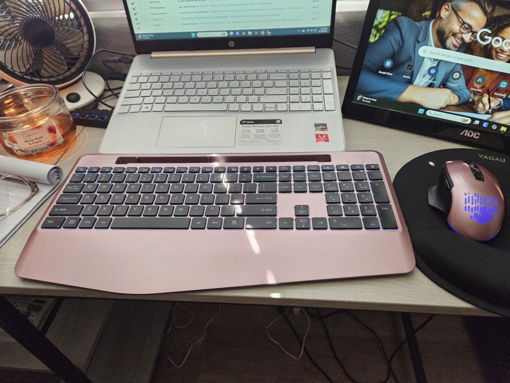 Wireless Keyboard and Mouse Backlits