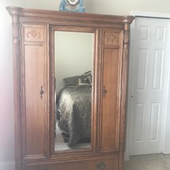 Beautiful Solid Wood Armoire 