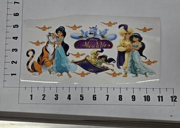 Aladdin Jasmine Genie UV Sticker