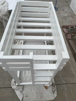 Crib size bunk bed