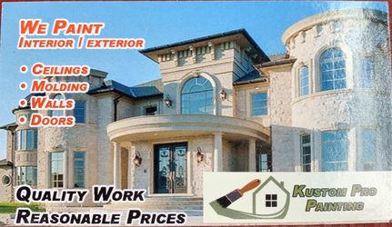 Any Type Of Paint Can Be Done