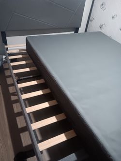 Queen Size Platform Bed Frame/ Box Spring