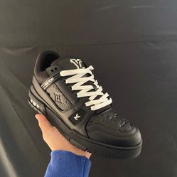 Black Louis Vuitton Trainers