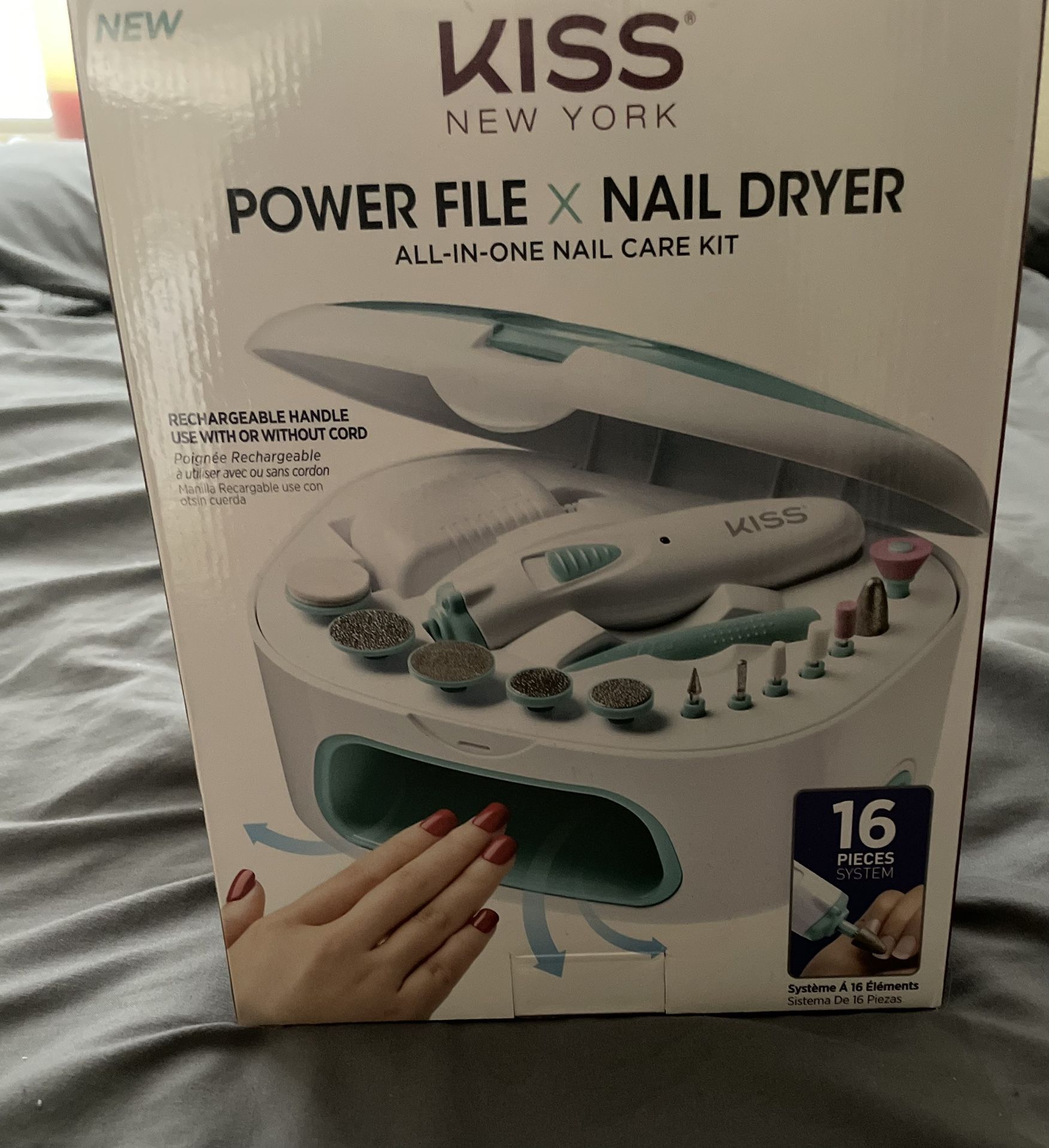 Power File And Nail Dryer 