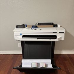 HP designjet T530 Poster Plans Printer Plotter 