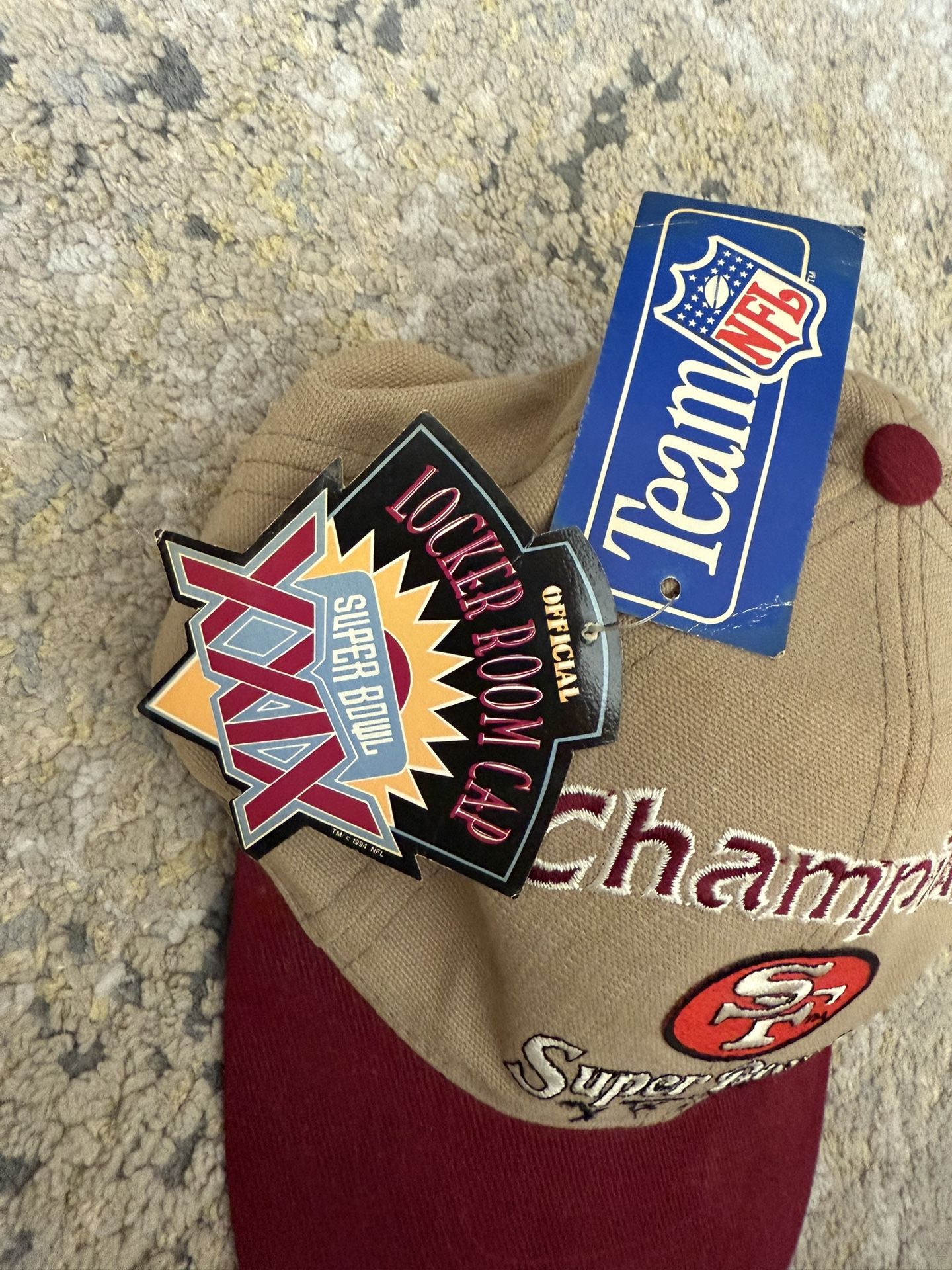 Rare Vintage San Francisco 49ers Super Bowl XXIV Champions Snap