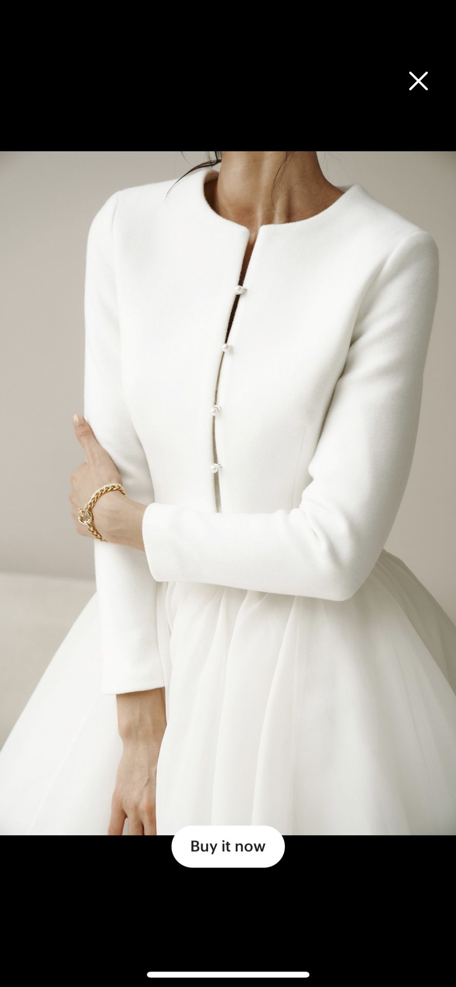 Winter bridal cover-up
