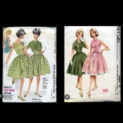 Vintage McCall’s Sewing Patterns 6147, 5453