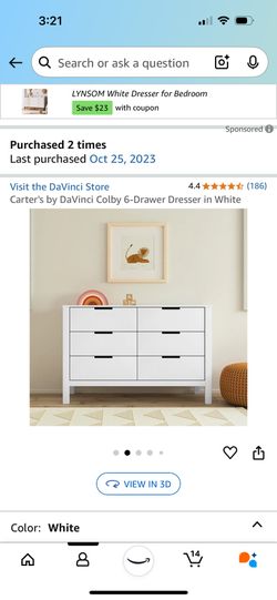 Baby Dresser Da Vinci 