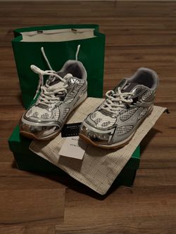 Bottega Veneta Orbit Sneakers Silver