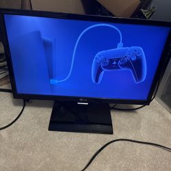 LG Monitor And Light Up Keyboard. 